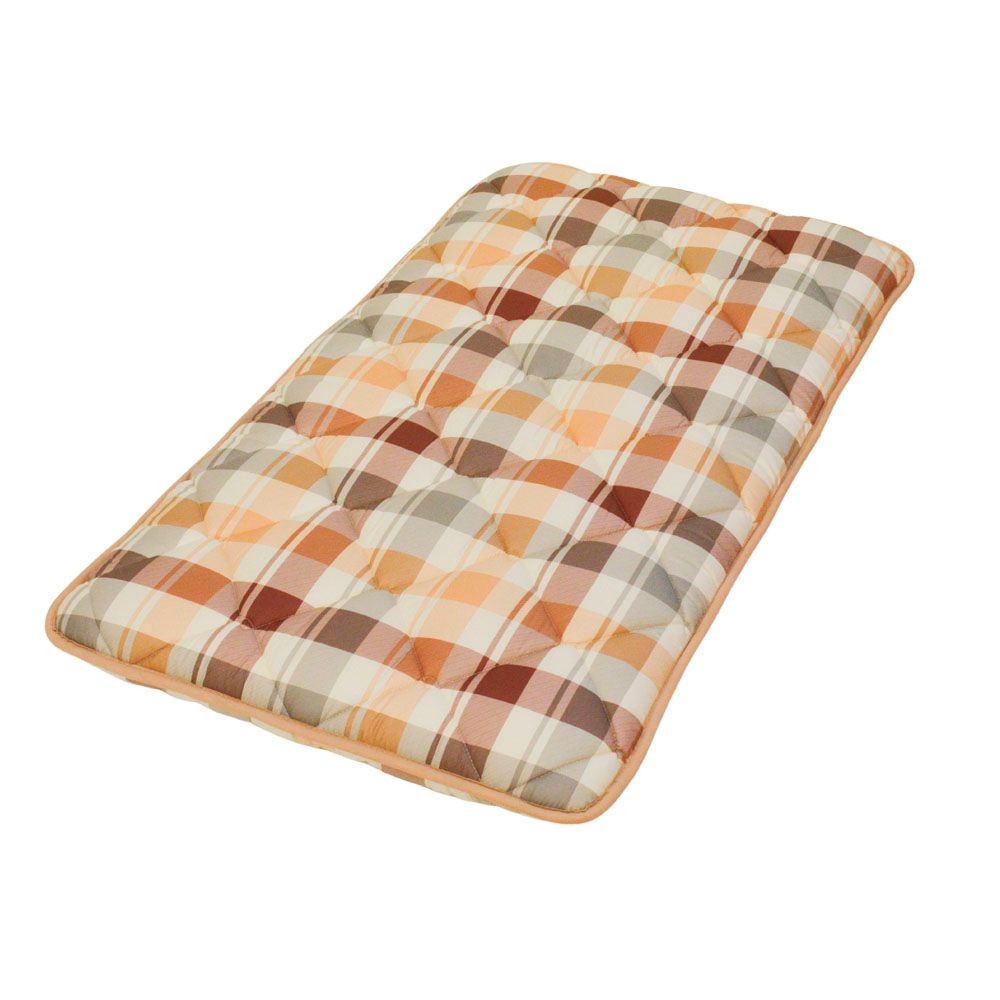 ヘタりにくい三層長座布団　プラッド　６５&times;１１５ｃｍ, プラッド柄, 65&times;115cm