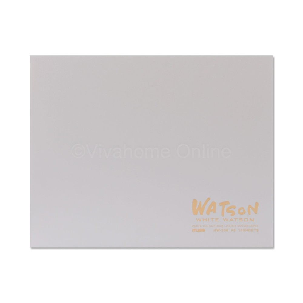 ミューズ ホワイトワトソンブロック HW-306 超特厚口 300g [F6] （15枚）, WHワトソンブロックHW-306, 超特厚口300g[F6]15枚