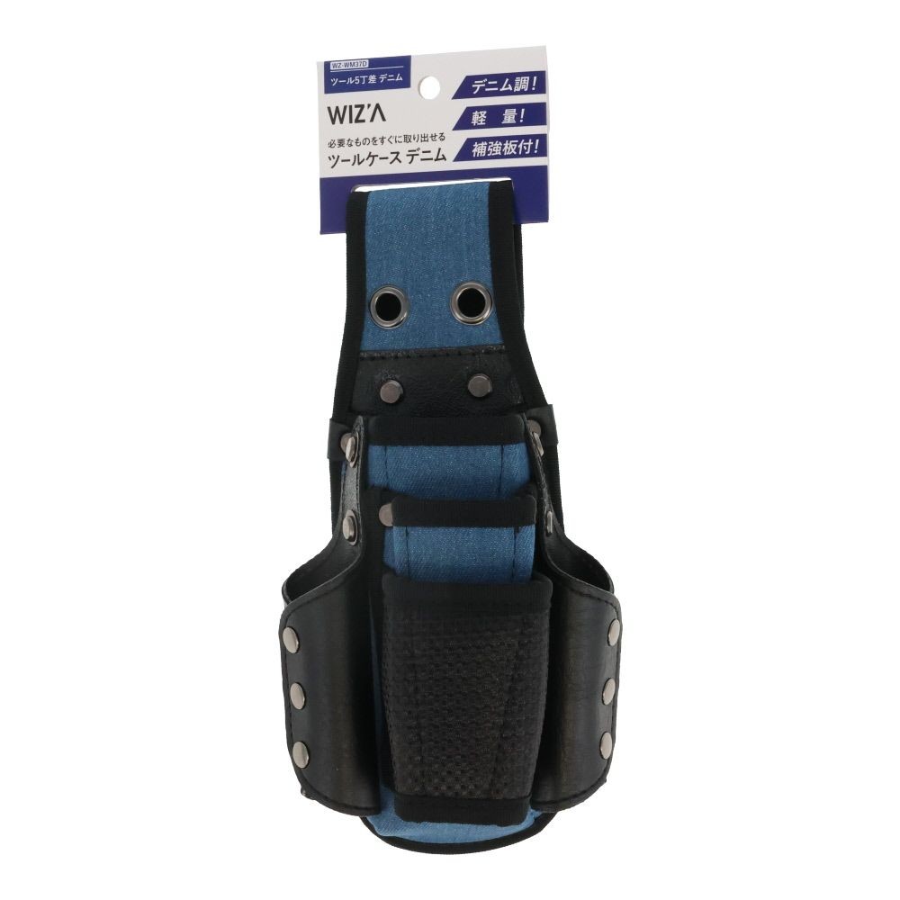 ウイザ  WIZ'A  ツール5丁差　デニム　ＷＭ37Ｄ, デニム, ツール5丁差し