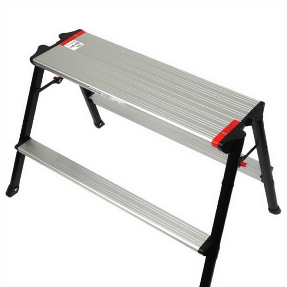 天板が広い踏み台 超広幅 2段, シルバー60cm, 60cm