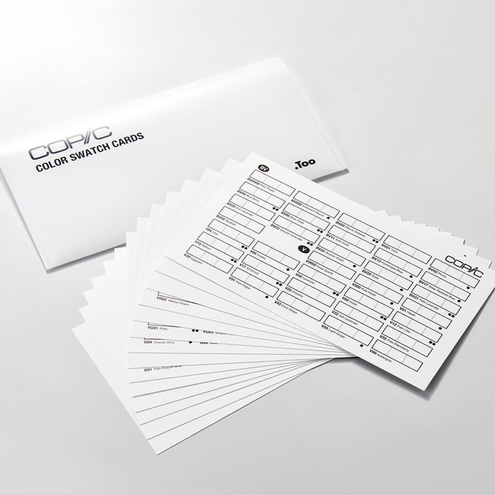 コピック　カラースウォッチカード .Too 11614001, コピック　カラースウォッチカード, 358色