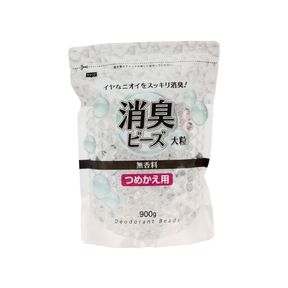 消臭ビーズ　大粒　詰替用　９００ｇ　無香料, 無香料, 900g