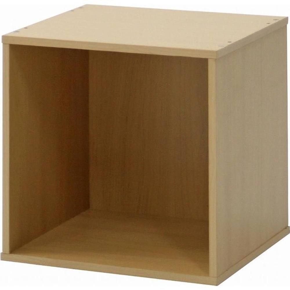 キューブボックス【メーカー直送 代引不可】, ホワイト, 1段