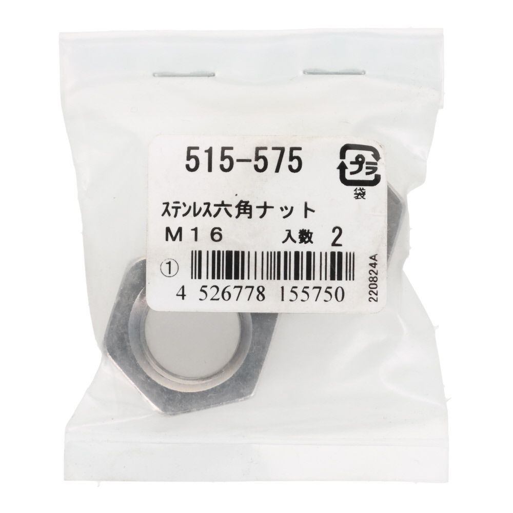 ＯＨＳＡＴＯ　ステンレス　六角ナット　Ｍ１６, ステンレス, M16