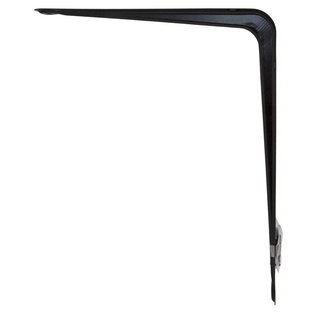 Ｌ型棚受（ブラック）　２５０&times;３００, ブラック, 250&times;300mm