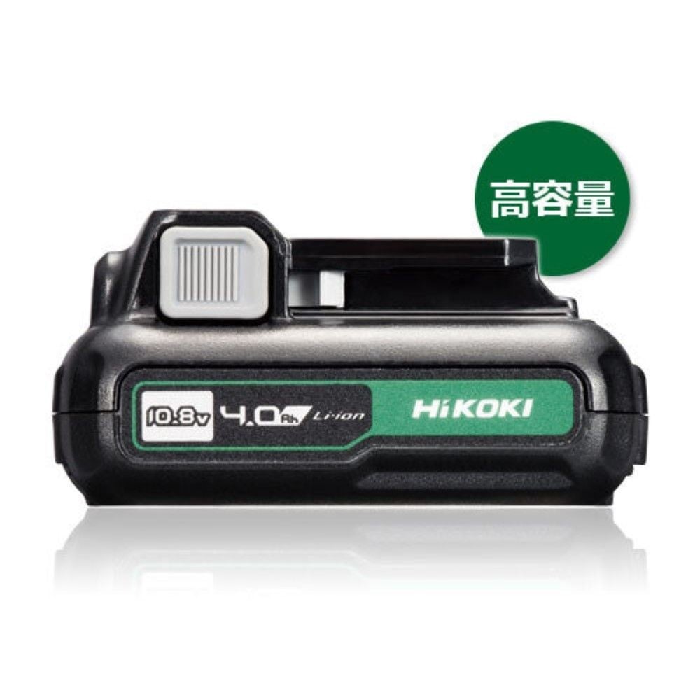 HiKOKI ハイコーキ スライド式リチウムイオン蓄電池 BSL1240M 10.8V4.0Ah, ブラック, 10.8V 4Ah