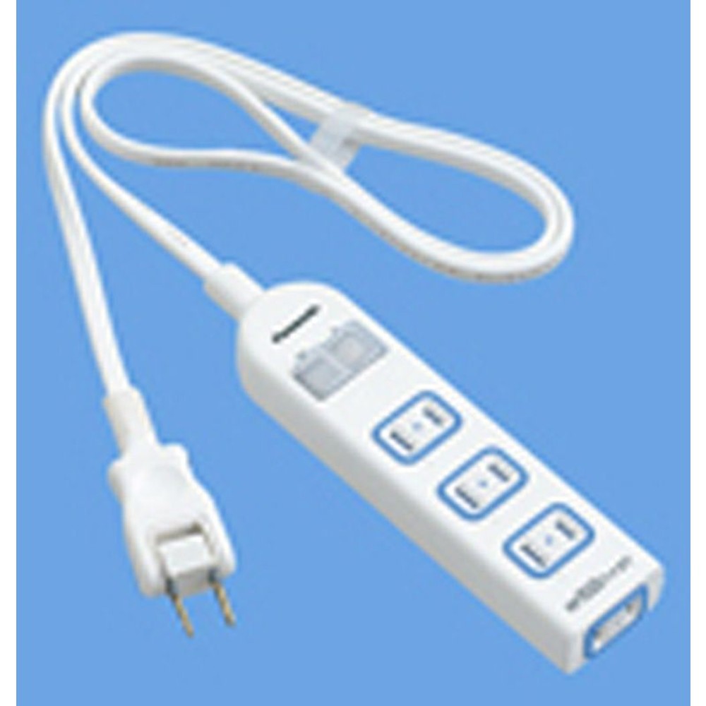 パナソニック　ザ・タップＸ（4コ口）一括スイッチ, ホワイト（1）, 1.0m