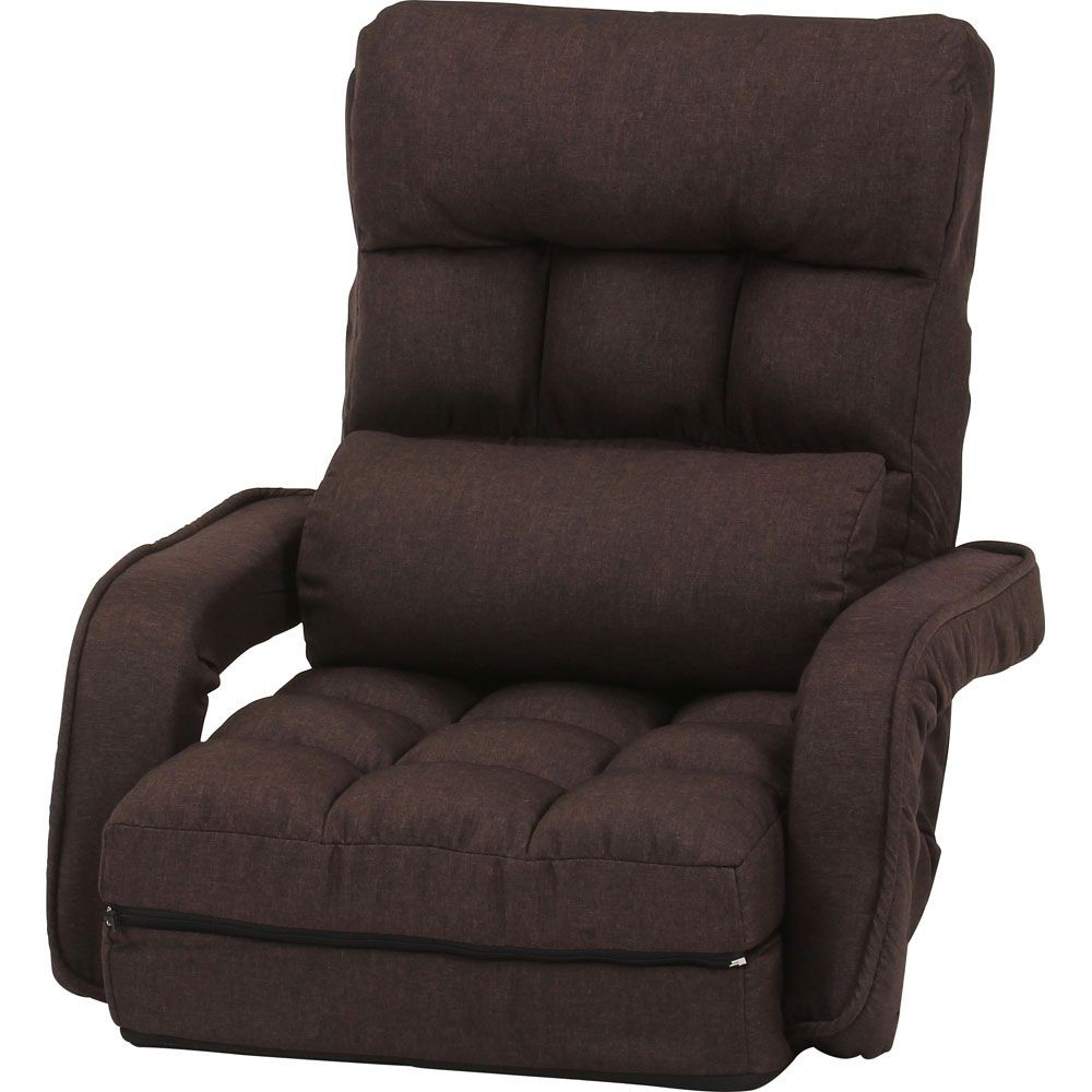 不二貿易 ４ＷＡＹ座椅子　ＢＲ【メーカー直送・代引不可】, ブラウン, 幅670mm&times;奥行mm&times;高さ700mm