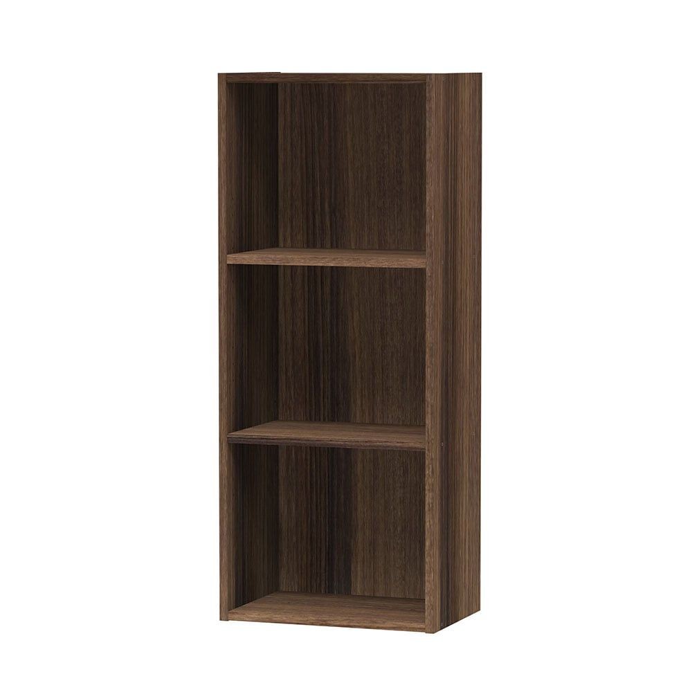 上下連結できるボックス　スタックＡ4, ブラウン, 3段