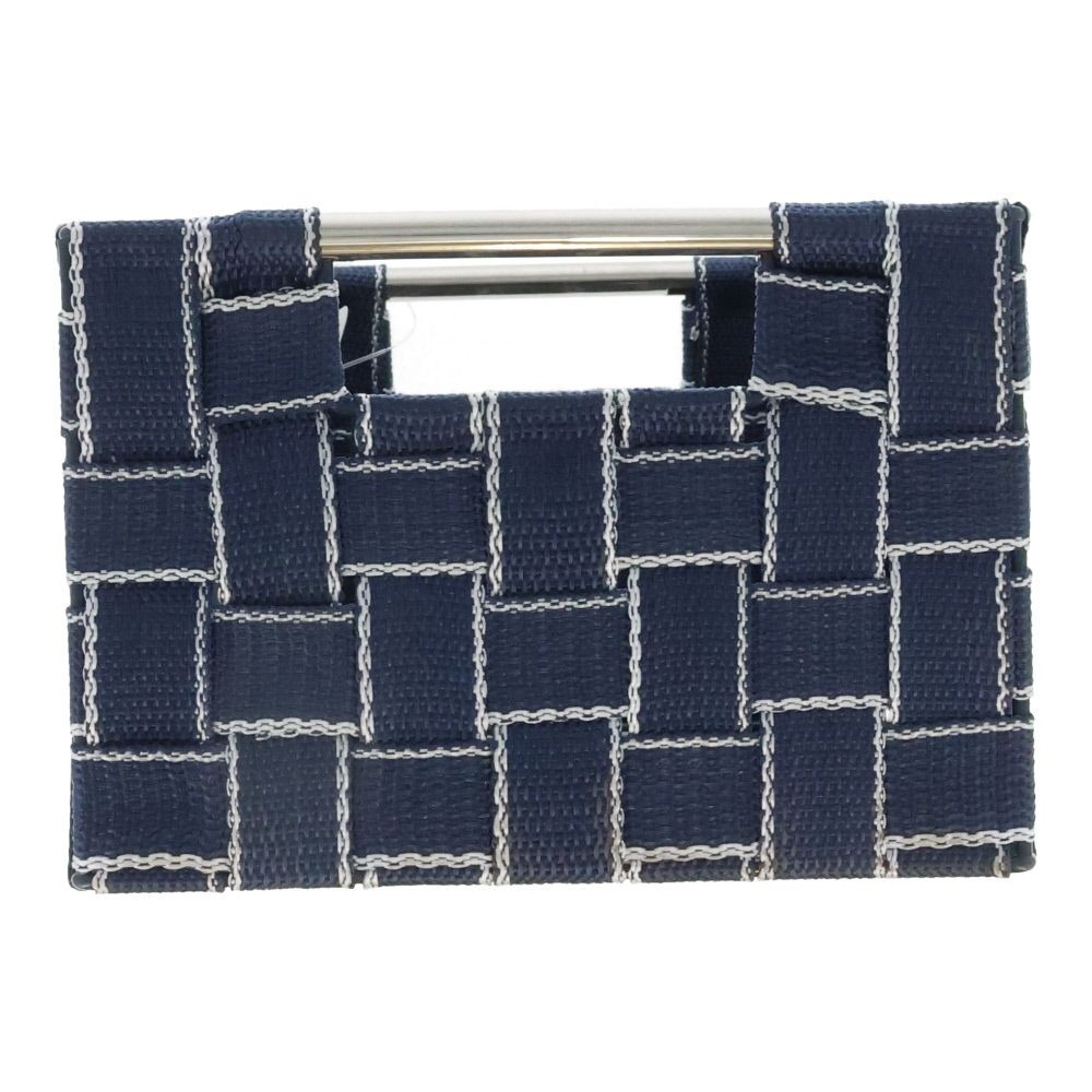 ステンレス取手ＰＰボックス　スクエアＳ, ネイビー, スクエアS