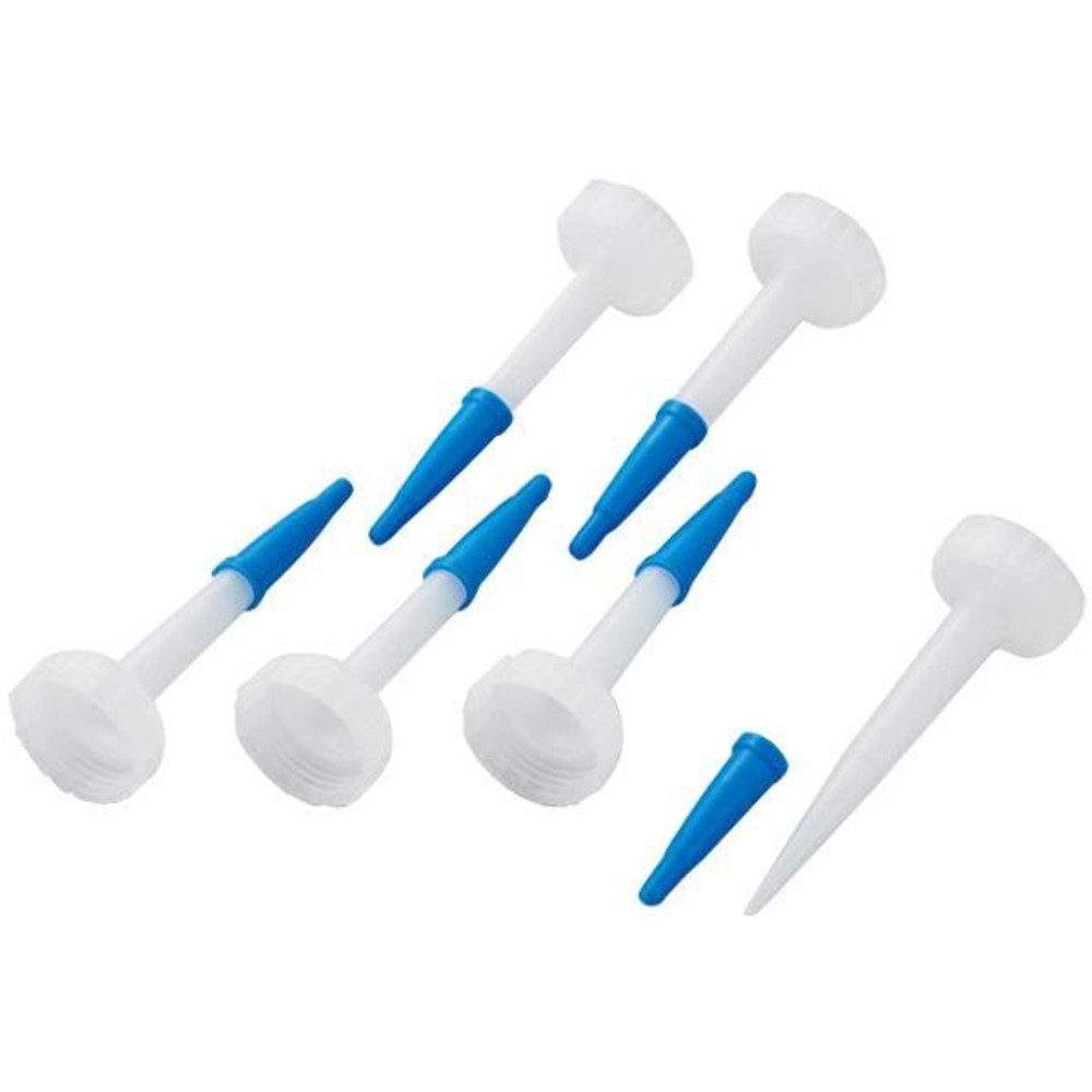 ジョイントコーク用ロングノズル, キャップ：青　ノズル：白, 348-180