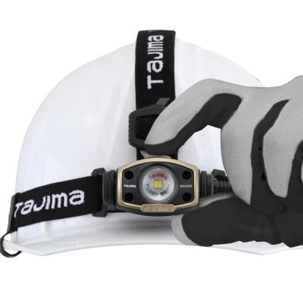 TAJIMA（タジマ） 　ヘッドライト ED 500lm フラッド照射 3730セット　LE-E502D-SP, ブラック, 500lm