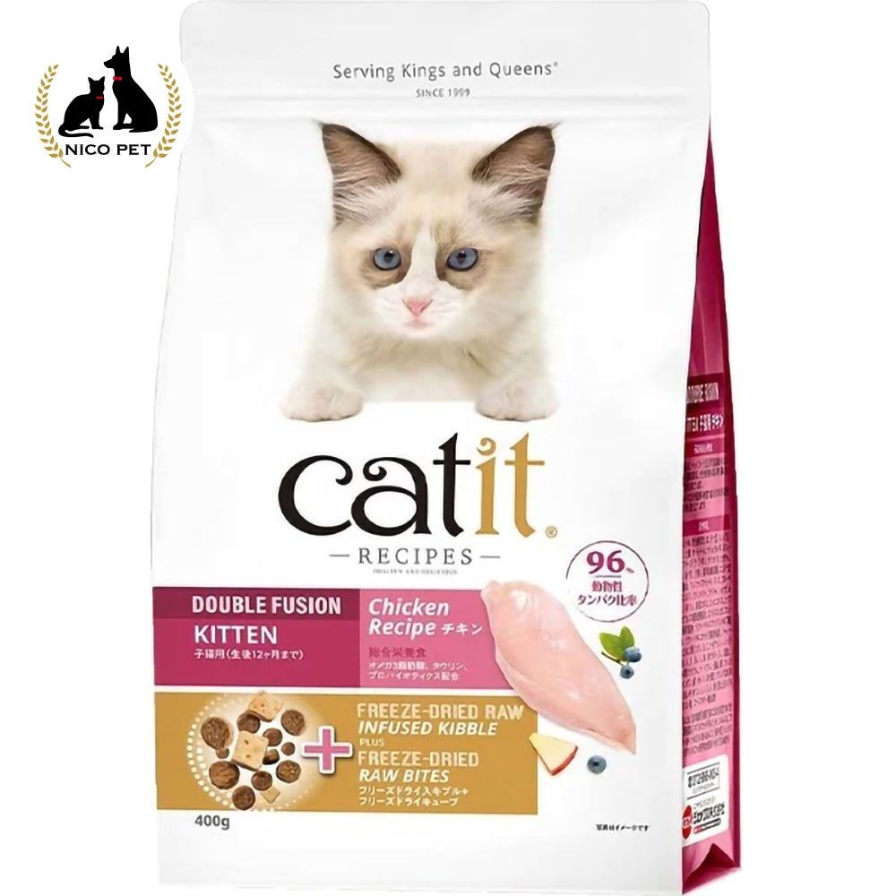 ジェックス Catit Recipes KITTEN 子猫用 生後12ヶ月まで チキン 400g