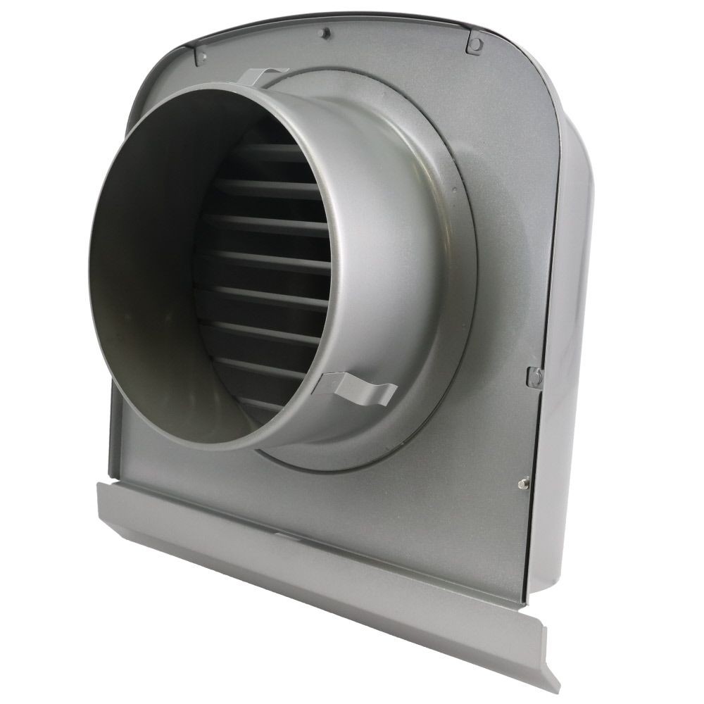 強制　Ｍ型フードガラリ　１５０パイ　ＭＺＥＶ１５０ＢーＭＧ, メタルグレー, φ150