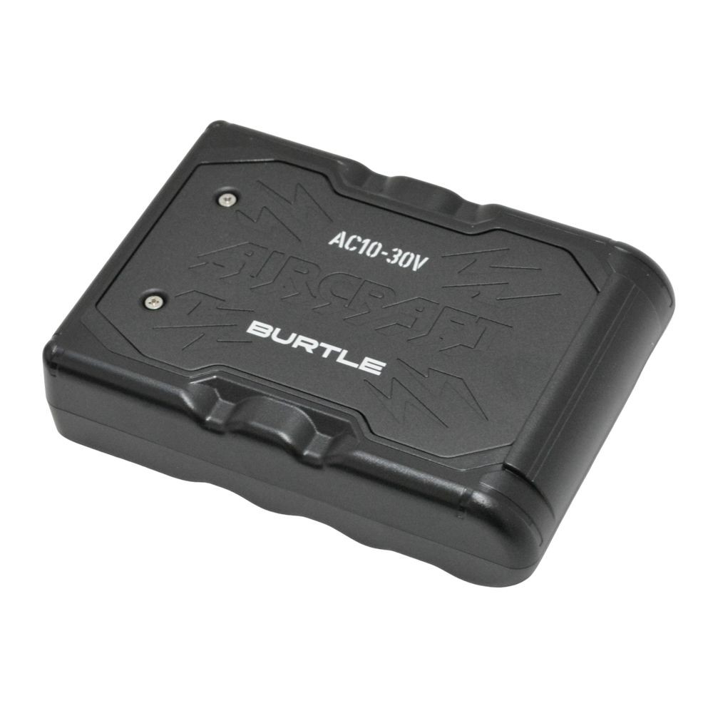 BURTLE AIRCRAFT バートル エアークラフト AC10 リチウムイオンバッテリー マットブラック, マットブラック, AC10