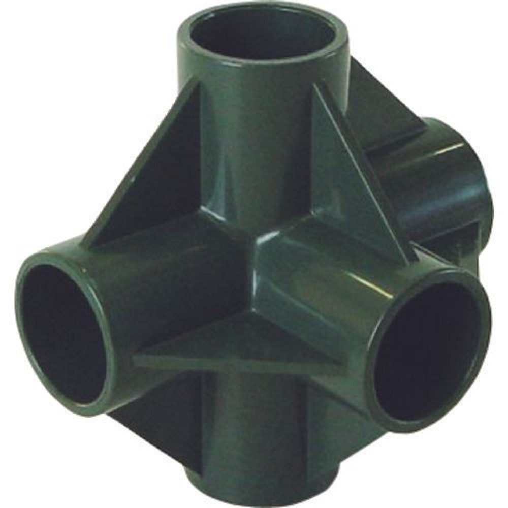 YAZAKI 矢崎化工 イレクタープラスチックジョイント J-15B S 枠・パイプのつなぎ用　&Phi;28用, アイボリー, J-15B S（5方向ジョイント（枠のつなぎ用・1方向通し））