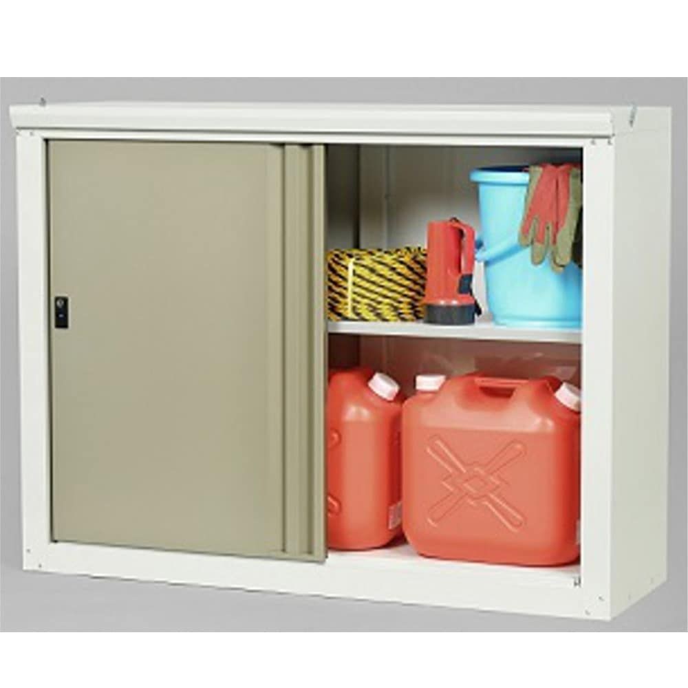 グリーンライフ ファミリー物置 ダシーレスリム 収納庫 SRS-1209（TGY）【メーカー直送・代引不可】, チタングレー, 幅120.5cm&times;奥行40.5cm&times;高さ91cm