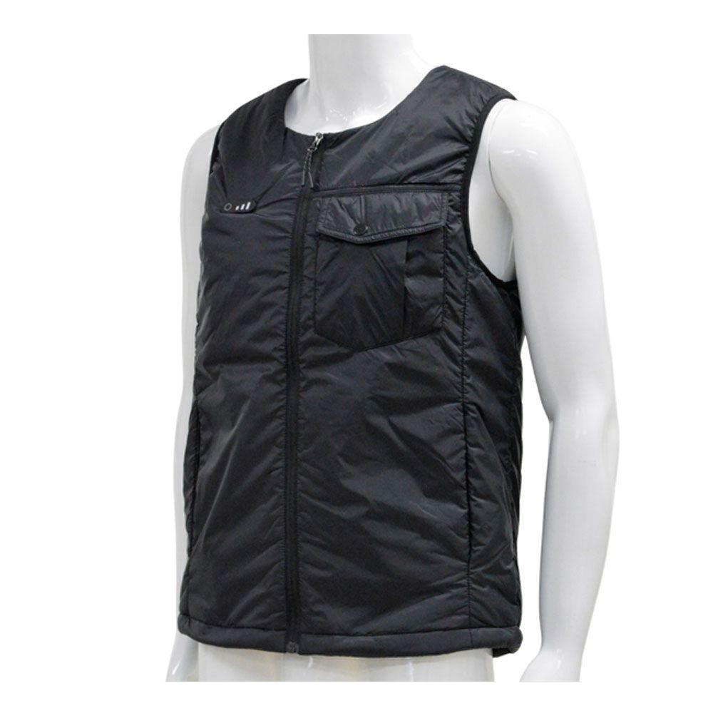 【オンラインショップ限定】３ヒーター内蔵ベスト, ブラック, Sサイズ