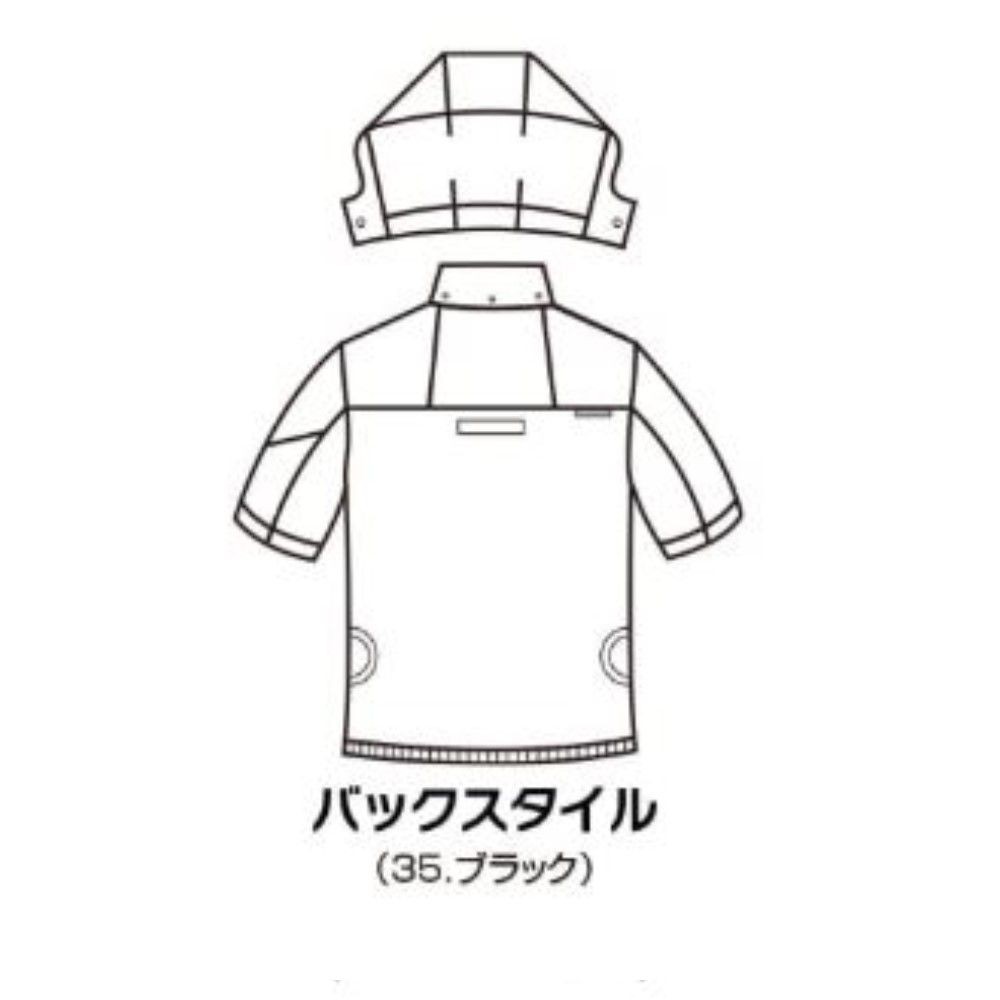 BURTLE AIRCRAFT バートル エアークラフト AC1156 ブラック, ブラック, Lサイズ