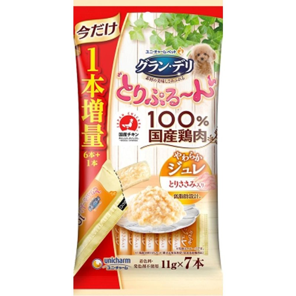ユニチャーム　とりぷるーん　ジュレ　ささみ　11ｇ&times;6本, その他カラー１, その他サイズ１