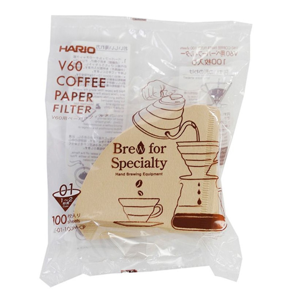ハリオ　Ｖ60用ペーパーフィルター01無漂白ＣＰ　100枚, その他カラー１, その他サイズ１