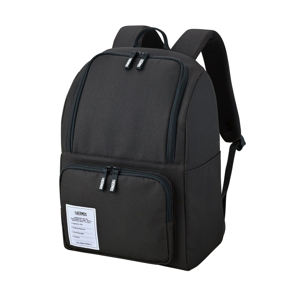 サーモス　保冷バックパック　ＲＦＰー０１６　ＡＬＢ, オールブラック, 約16L
