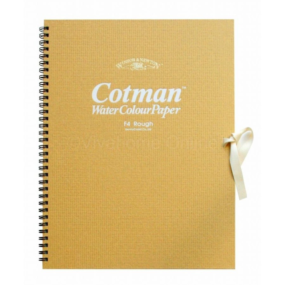 ウィンザー＆ニュートン コットマン スケッチブック アラメ F4 243x334mm, 粗目, F4