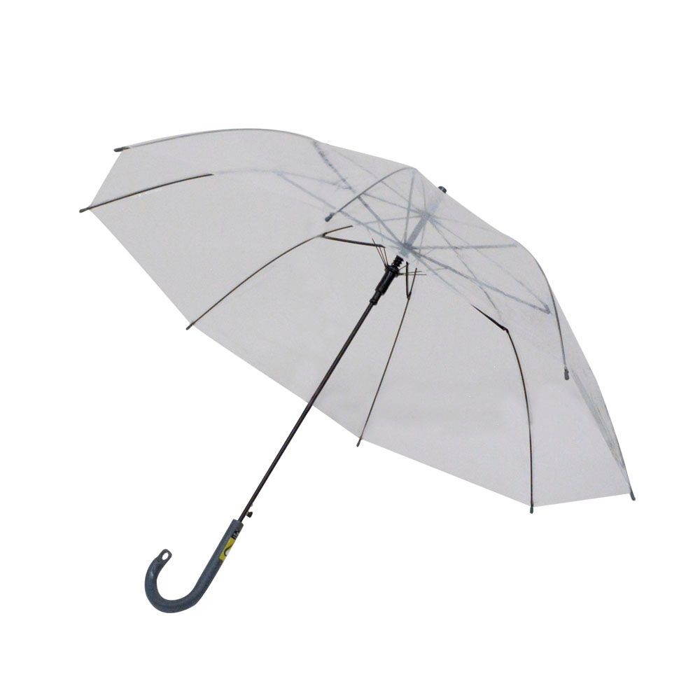 ビニール傘ネームハンドル ６０ｃｍ, グレー, 60cm
