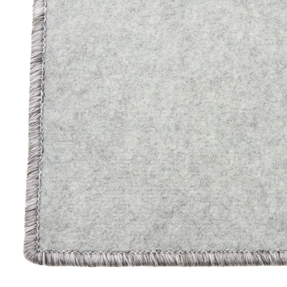 WIZ'A ウイザ　洗えるインテリアマット　約５０Ｘ１２０ＣＭ, グレー, 50&times;120cm