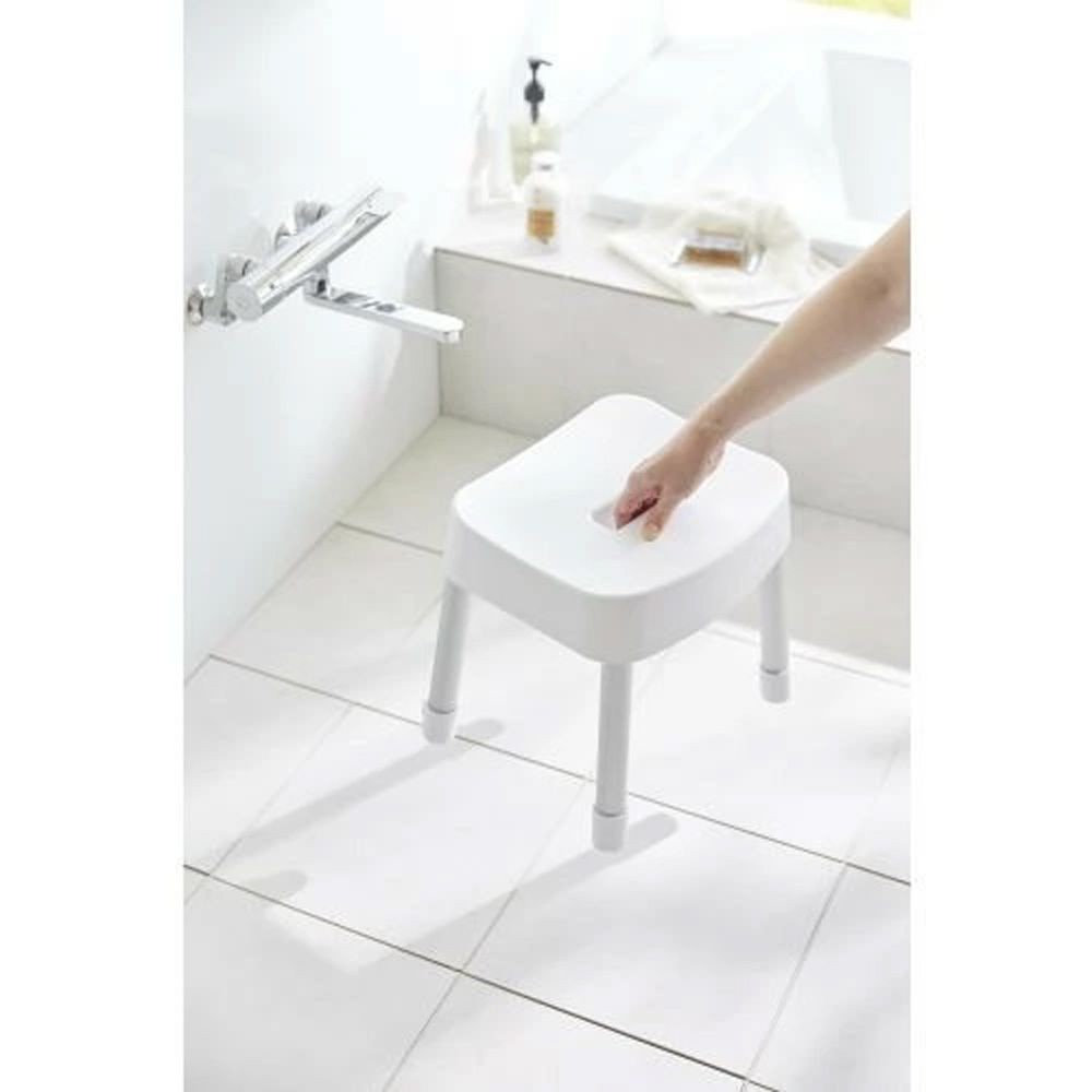 山崎実業 MIST ミスト マグネット&風呂イス SH30, ブラック, 幅325mm&times;奥行275mm&times;高さ300mm