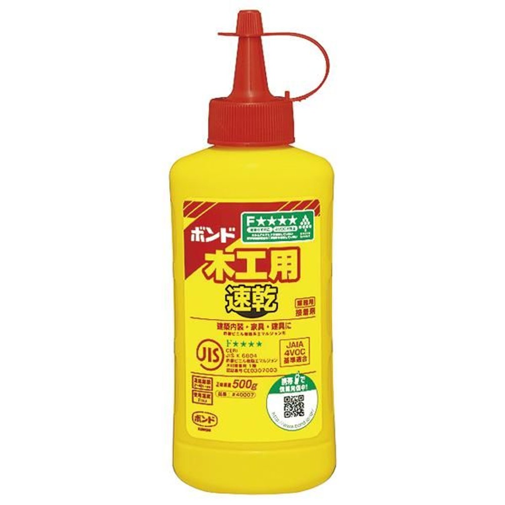 コニシ 木工用ボンド 速乾 500g, #40007, 500g