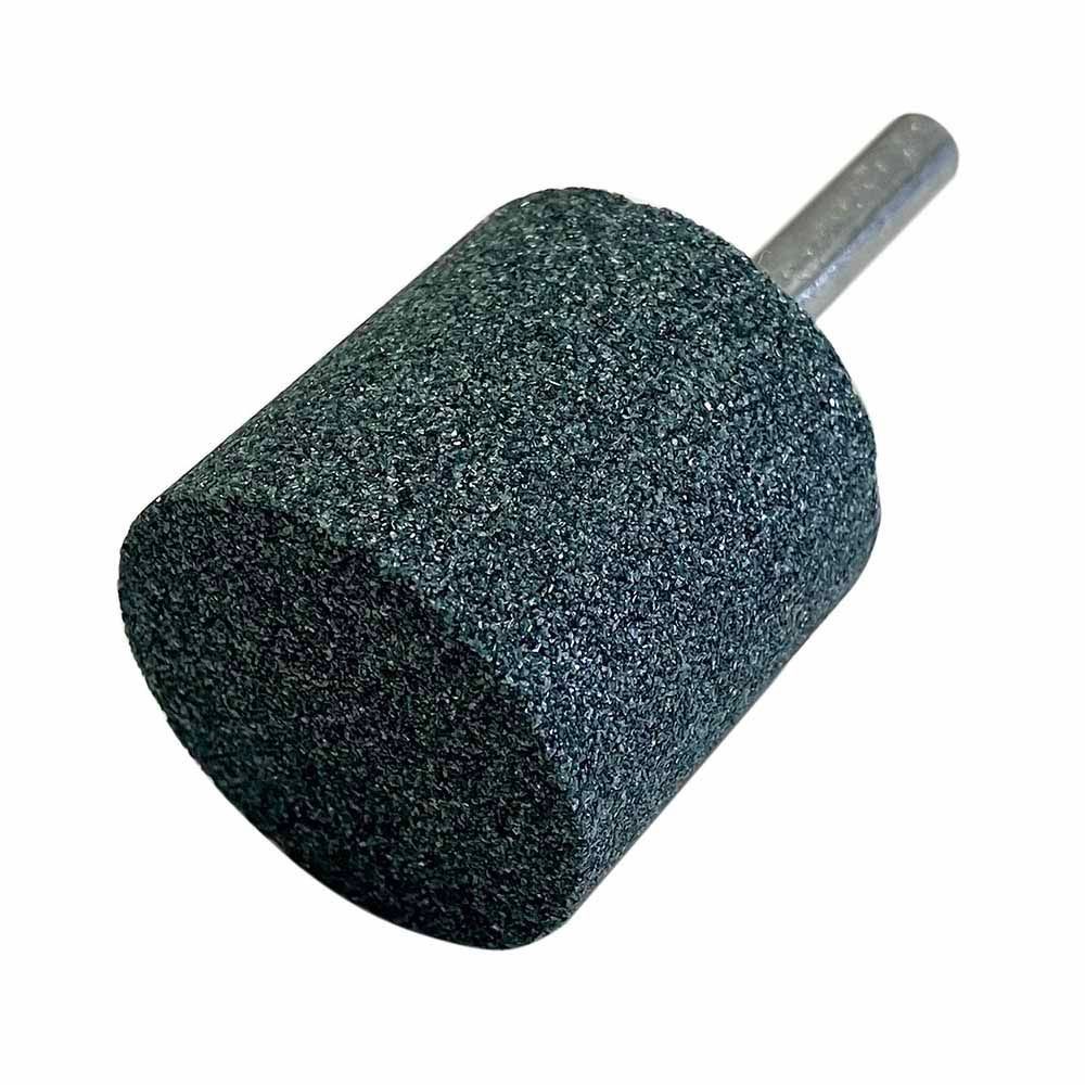 サンフレックス 軸付砥石 非鉄用 GC材 6&phi;軸 #60 3755PX, グレー, #60