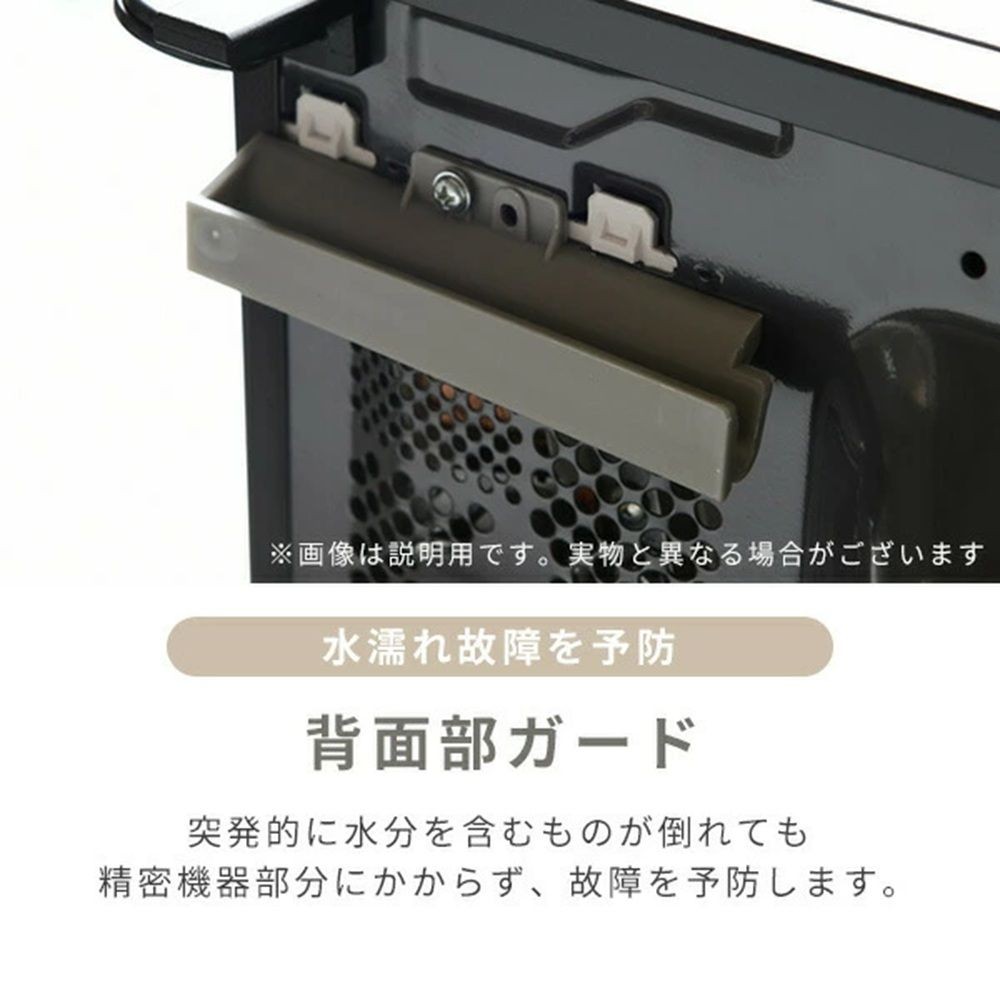 YAMAZEN 23Lフラット電子レンジ YRV-F230 ブラック, ブラック, 23L