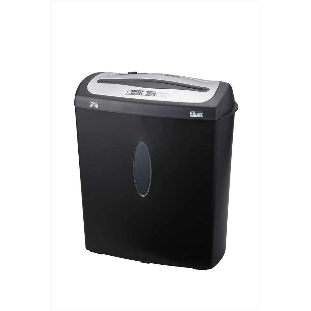 パーソナルシュレッダ  NSE-207BK【メーカー直送・代引不可】【法人限定】, ブラック, A4