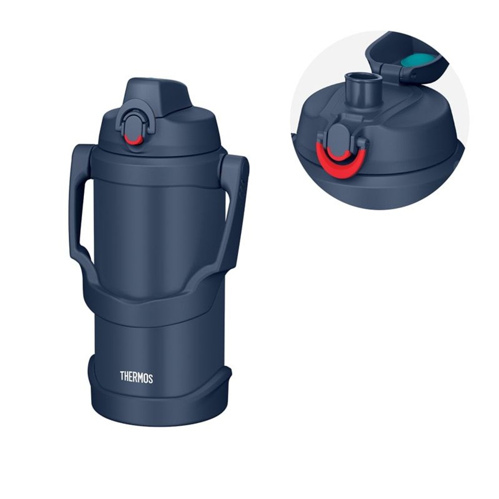 サーモス　真空断熱スポーツジャグ ＦＪＱー２００１ ＮＶＹ, ネイビー, 2.0L