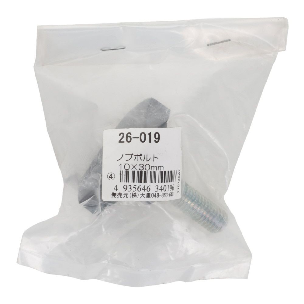 ＯＨＳＡＴＯ　ノブボルト　Ｍ１０&times;３０, ノブボルト, 10&times;30mm