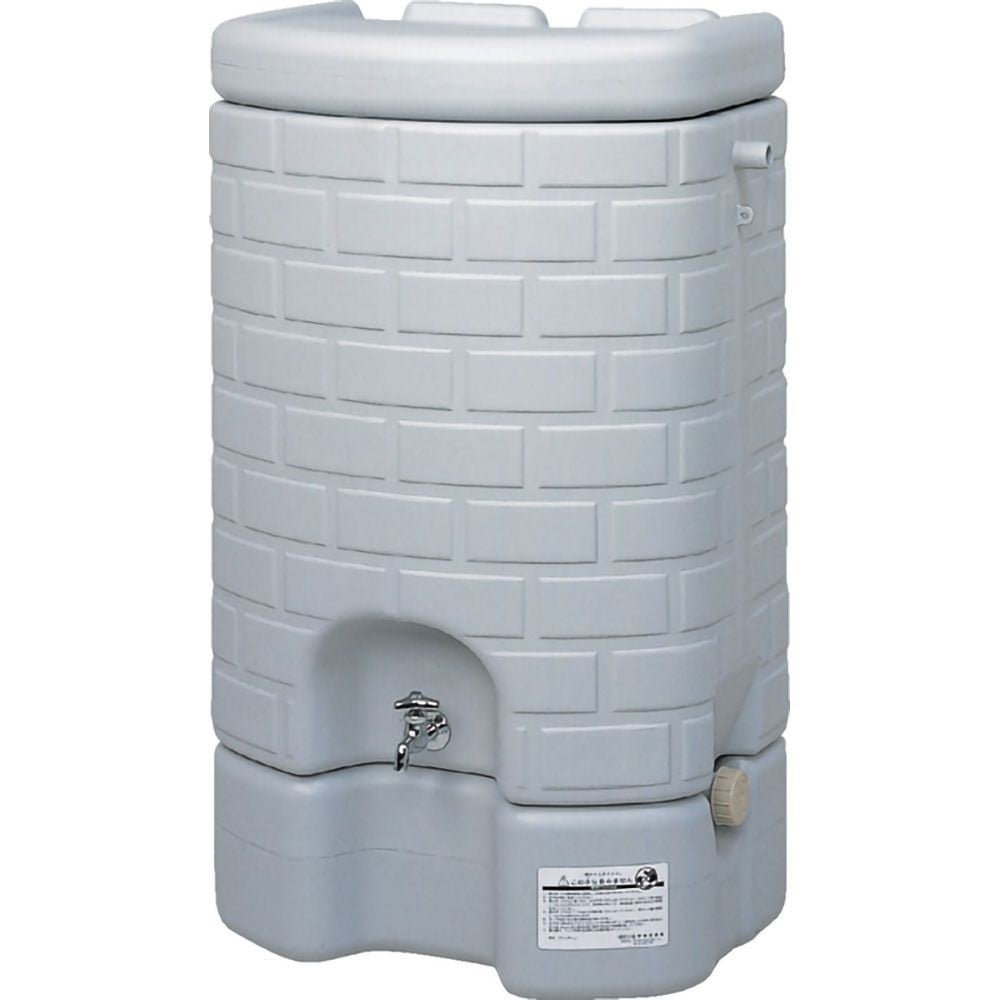 サンコー　雨水タンク　２００Ｌ　セット　【メーカー直送・代引不可】【法人限定】【日祝配送不可・時間指定不可】, グレー, 200L