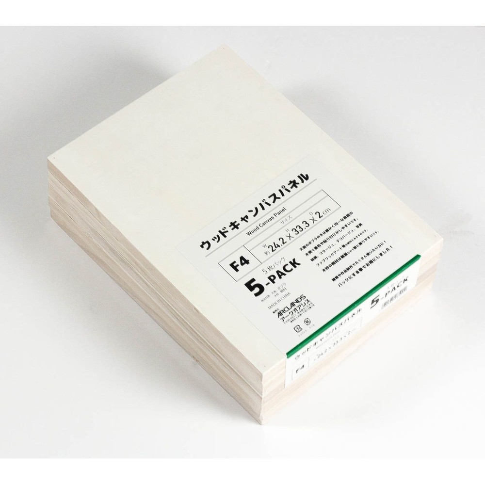 輸入木製パネルＦ４　５枚パック, 木, F4(333×242mm)