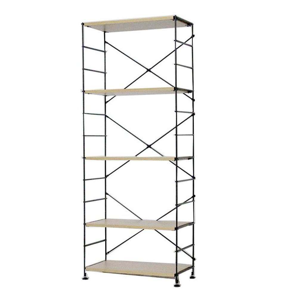 ワイヤーウッドシェルフ　66ｃｍ幅, （4段）, 4段