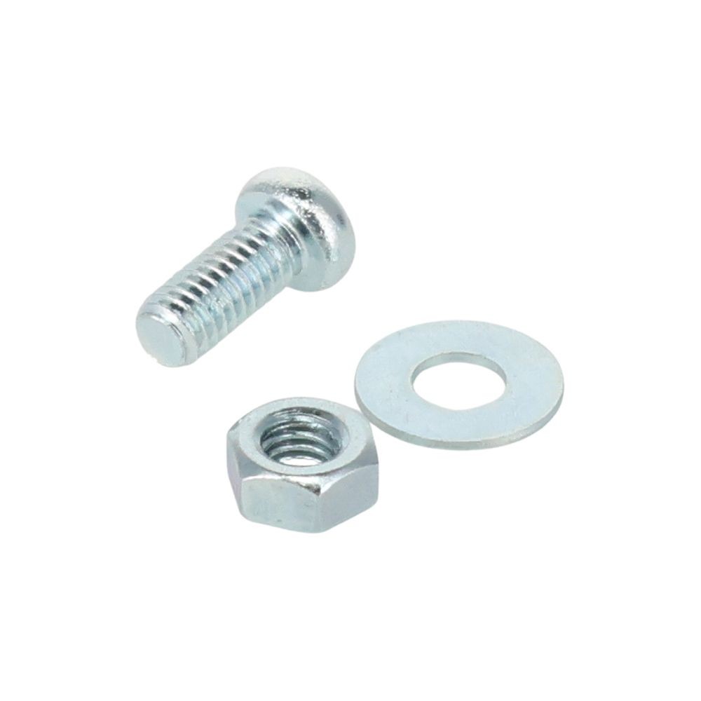 小ねじ　なべ　鉄　ユニクロメッキ　Ｍ３．５&times;８　１０本入　小袋, シルバー, M3.5&times;8mm