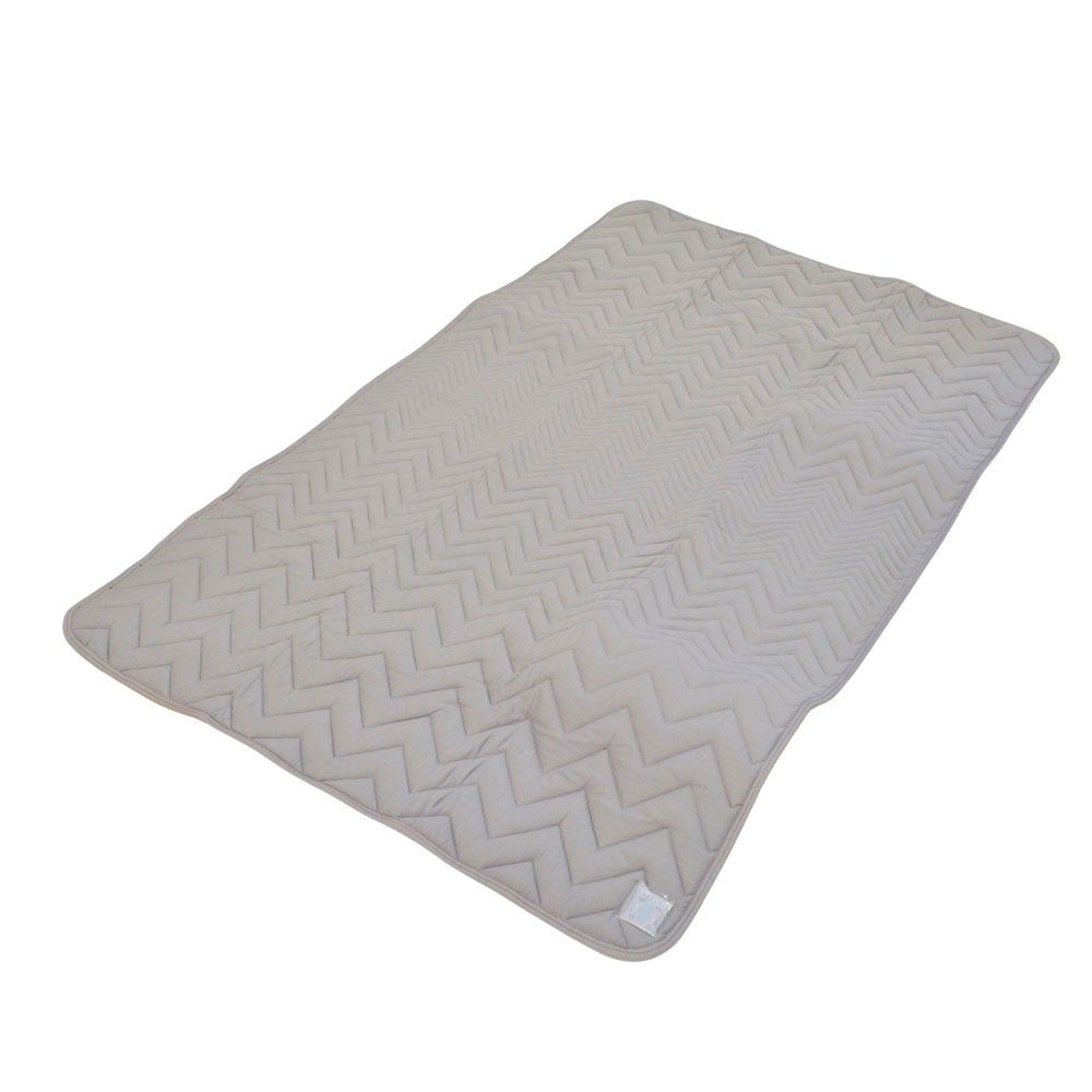 除湿シート入り　しっかり支えるベッドパッド　セミダブル　約１２０&times;２００ｃｍ　グレー, グレー, セミダブル