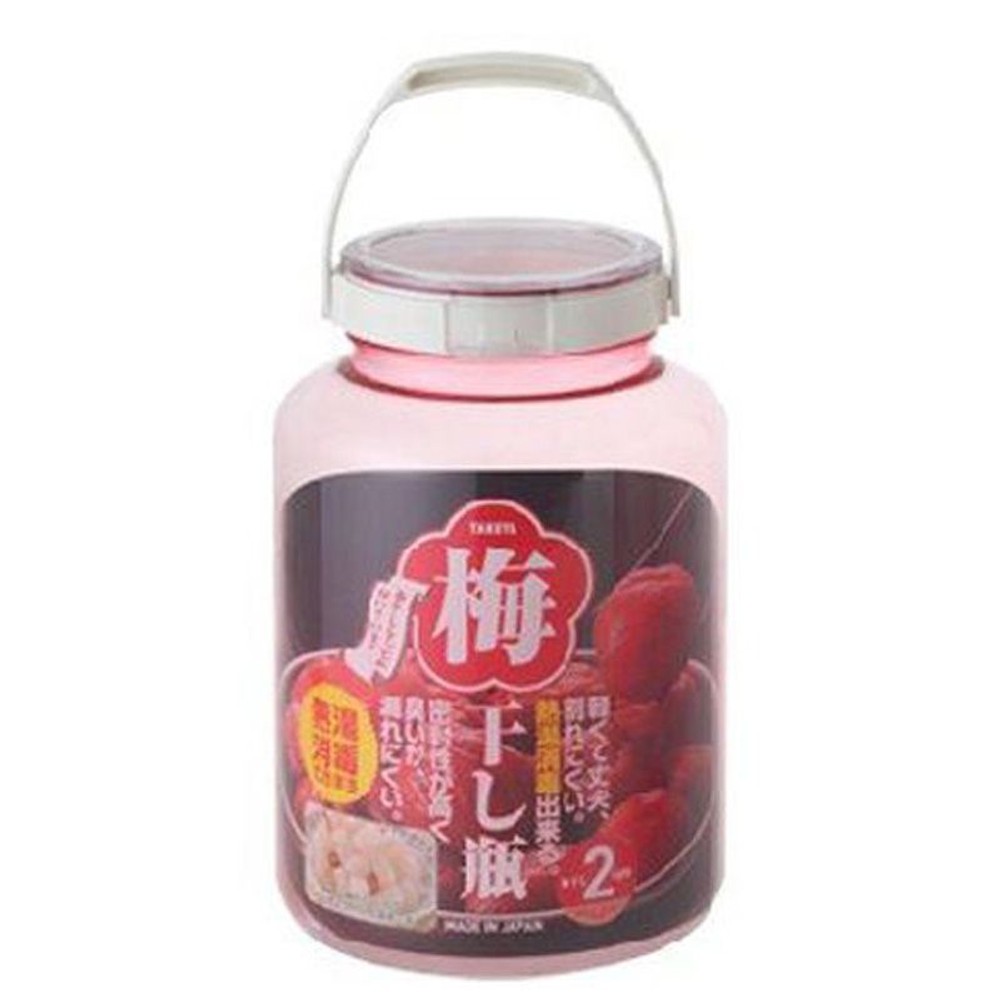 梅干し瓶4．2Ｌ　2ｋｇ用, ピンク, 4.2L