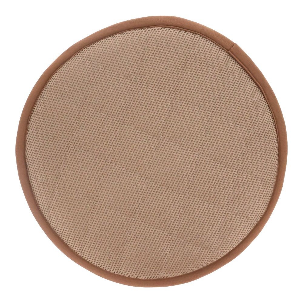 ウイザ WIZ'A メッシュ円形クッション, グレー, 約35&times;35&times;3cm