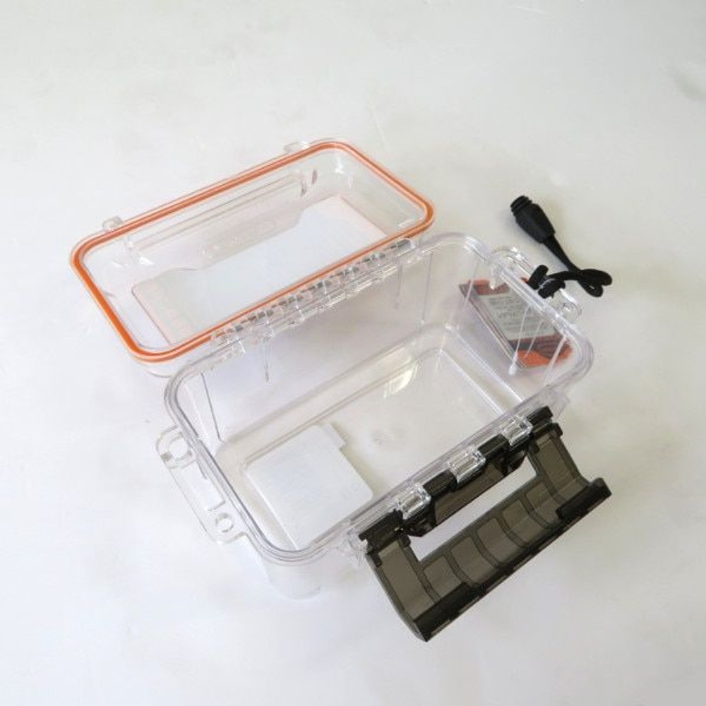 防水パーツケース, クリア, 深型