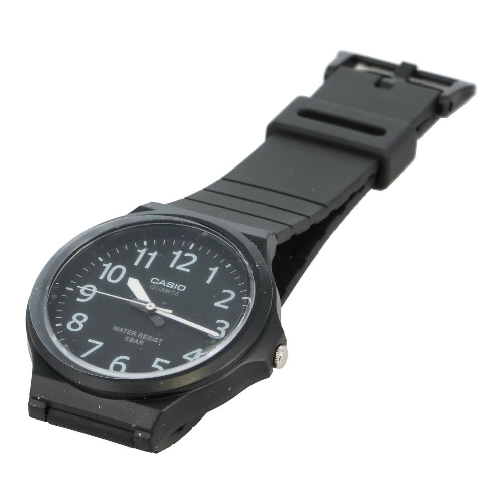 カシオ　アナログウオッチ　カシオコレクション　スタンダード　５気圧防水, ブラック, 幅43.6mm