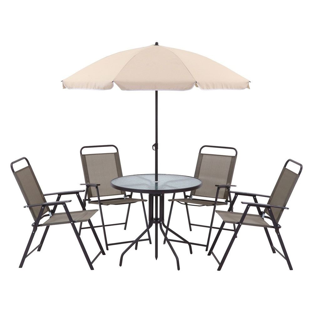 ガーデン6点セット　ベルベ【メーカー直送・代引不可】, ベージュ/ブラウン, 6点セット