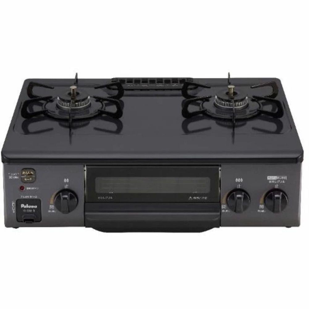 パロマ ガステーブル 水なし片面焼きグリル IC-S39-R 右強火, ニュートラルグレー-プロパンガス, LP