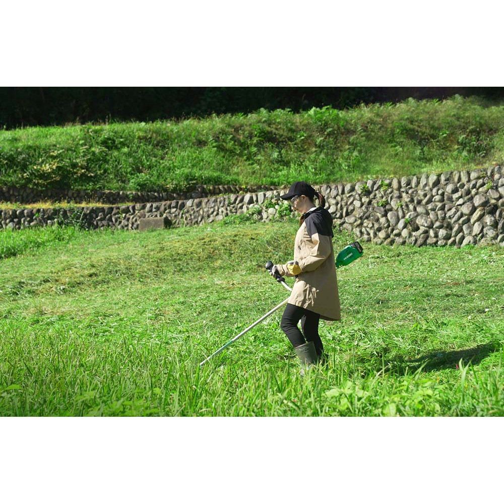 【数量限定】ハイコーキ HiKOKI 18Vコードレス  刈払機 CG18DA(JC) 230mm 蓄電池・充電器セット, アグレッシブグリーン, 18V