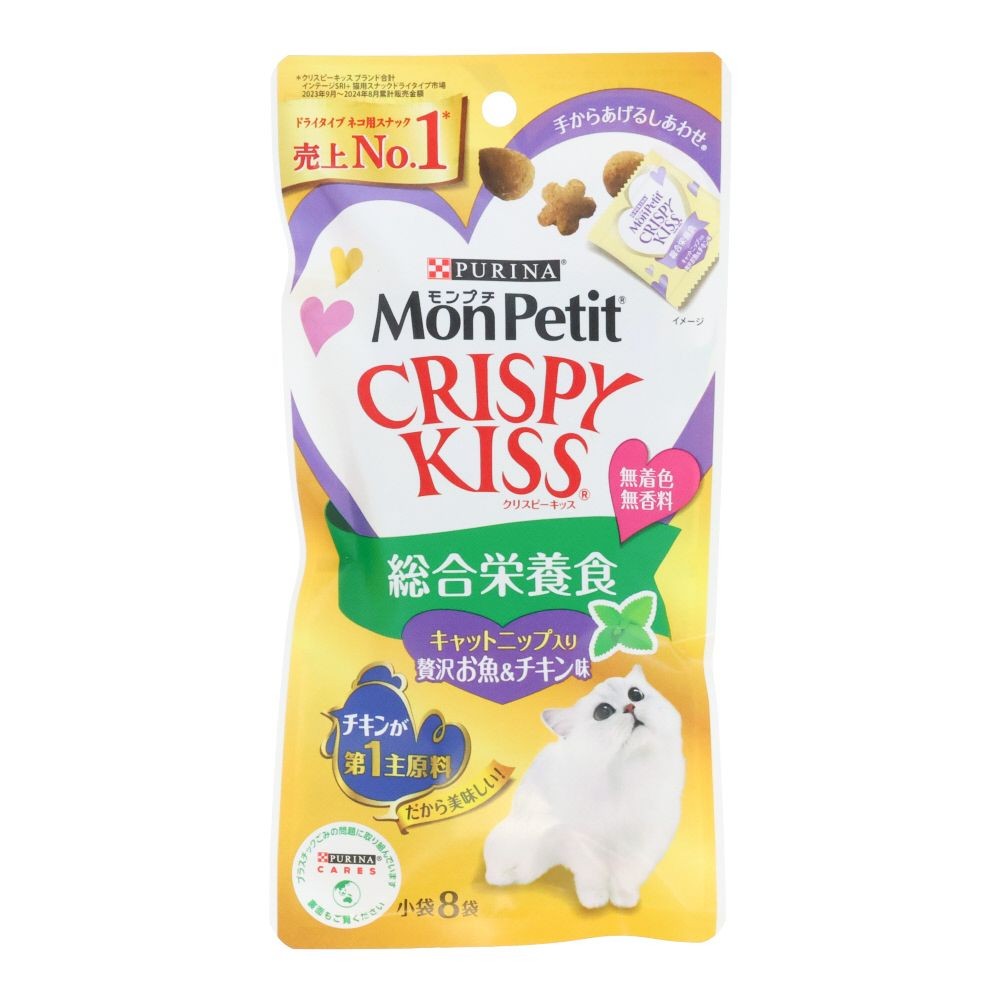 ネスレ　クリスピーキッス　総合栄養食お魚＆チキン２４ｇ, お魚＆チキン, 24g
