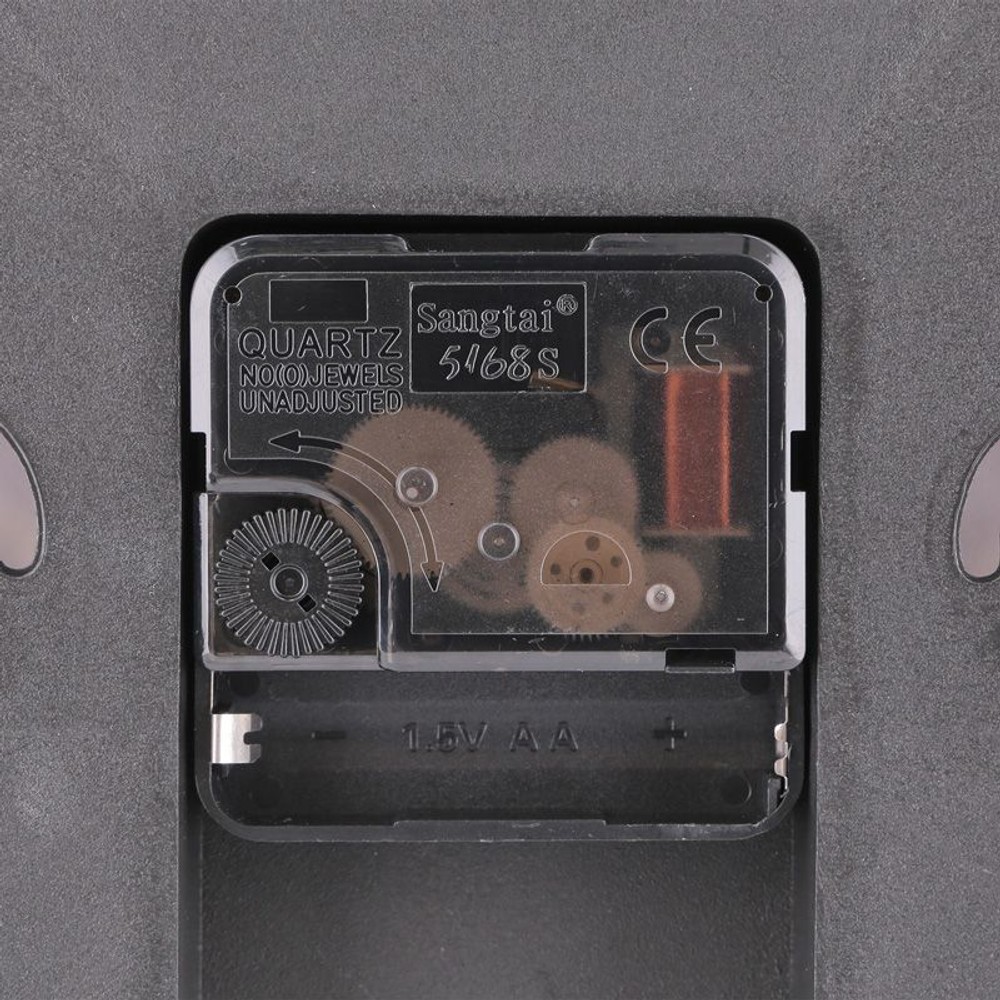 掛時計　温湿度計付　アーバン, ブラック, 25cm